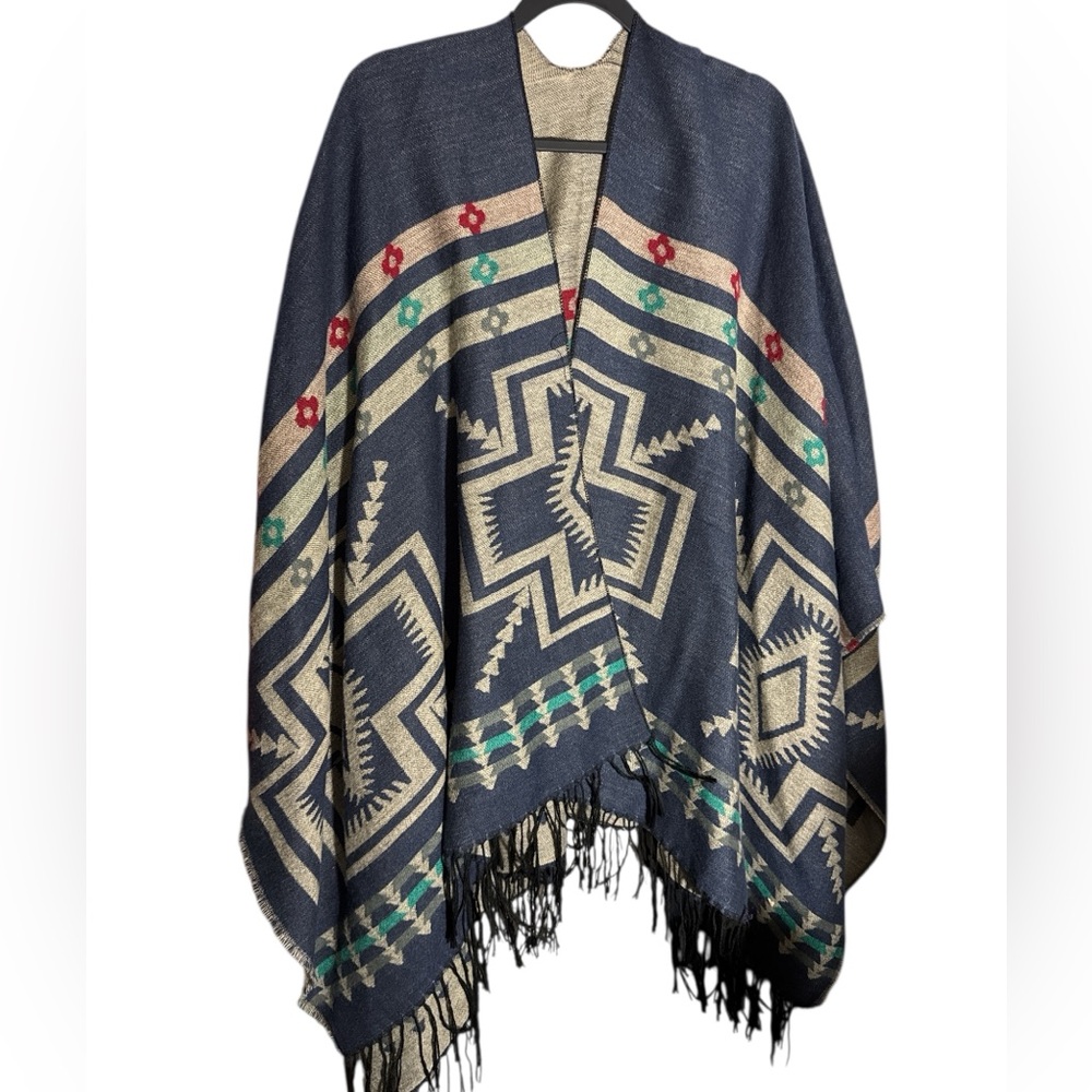 Urban Coco Western Southwestern Shawl Wrap OS